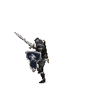 Guerreiro com a melhor armadura, espada e escudo